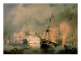 The Battle of Navarino  20th October 1827  1846 (Oil on Canvas)