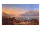 Empress Josephine (1763-1814) Arriving to Visit Napoleon (1769-1821) in Italy