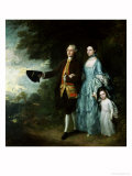 Mr and Mrs George Byam and Their Eldest Daughter  Selina  circa 1764
