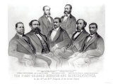 The First Colored Senator and Representatives  in the 41st and 42nd Congress of the United States