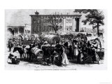 Market Scene in Macon  Georgia  from 