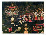 The Life of Buddha Shakyamuni  Detail of His Childhood  Tibetan  18th Century
