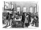 New York City  Coloured Refugees from Arkansas Awaiting Transportation to Liberia