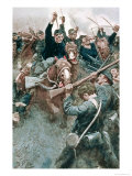 Jackson's Brigade Standing Like a Stone Wall Before the Federal Onslaught at Bull Run