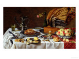 Still Life with a Peacock Pie  1627