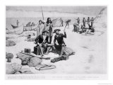 Lewis and Clark at the Mouth of the Columbia River  1805  from "Collier's Magazine " May 12th 1906