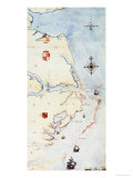 Map of Raleigh's Virginia
