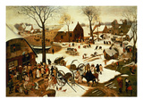 Census at Bethlehem  C1566 (Oil on Panel)