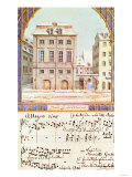 The Leipzig Gewandhaus with a Piece of Music by Felix Mendelssohn (1809-47)
