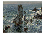 The Rocks at Belle-Ile  1886 (Oil on Canvas)