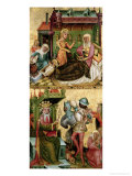 Nativity of the Virgin and the Massacre of the Innocents  from the Buxtehude Altar  1400-10