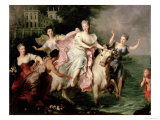 Europa Being Carried off by Jupiter Metamorphosed into a Bull  circa 1700