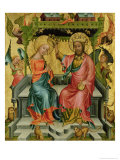 The Crowning of the Virgin  from the Right Wing of the Buxtehude Altar  1400-10