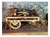 Model of a Car Driven by Springs  Made from One of Leonardo's Drawings