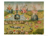 The Garden of Earthly Delights: Allegory of Luxury  Central Panel of Triptych  circa 1500