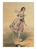 Dancer Maria Taglioni (1804-84) in the Ballet "Sylphides " 1840s