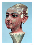 Head of the Child King Tutankhamun (circa 1370-52 BC) Emerging from a Lotus Flower