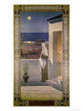St Genevieve Watches over the Sleeping City of Paris  1898