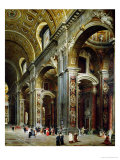 Cardinal Melchior De Polignac (1661-1742) Visiting St Peter's in Rome