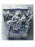 Flight into Egypt  Original Capital from the Cathedral Nave