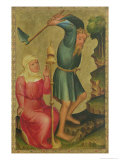 Adam and Eve at Work  Detail from the Grabow Altarpiece  1379-83