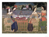 Portuguese Women Eating a Meal  Goa