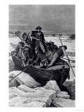 George Washington (1732-99) Crossing the Delaware River  25th December 1776  circa 1912-13