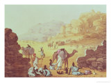 A Slave Caravan  Plate from "A Narrative of Travels in Northern Africa " 1821