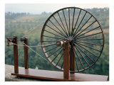 Model of a Spinning Machine from One of Leonardo's Drawings