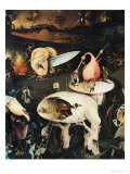 The Garden of Earthly Delights: Hell  Right Wing of Triptych  circa 1500