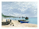The Beach at Sainte-Adresse  1867