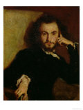 Portrait of Charles Baudelaire (1821-67) 1844