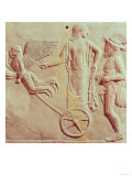 Aphrodite and Hermes Riding on a Chariot Pulled by Eros and Psyche  470 BC