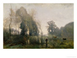 Morning at Ville-D'Arvray Or  the Cowherd  1868