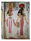 Isis and Nefertari  from the Tomb of Nefertari  New Kingdom (Mural)