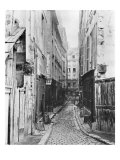 Rue Des Anglais  from Boulevard Saint-Germain  Paris  1858-78