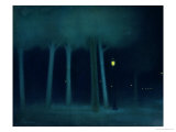 A Park at Night  circa 1892-95