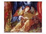 The Festival of the Rosary  Detail of the Angel Musician  1506