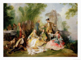 The Hunting Party Meal  circa 1737