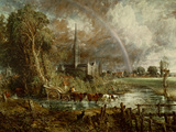 Salisbury Cathedral from the Meadows  1831