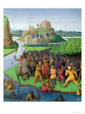 Battle Between the Maccabees and the Bacchides  Illustration from the French Translation