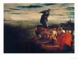 St Anthony Preaching to the Fish  circa 1580