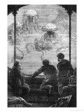 The Nautilus Passengers  Illustration from 20 000 Leagues under the Sea by Jules Verne (1828-1905)