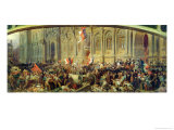 Alphonse De Lamartine (1790-1869) Rejecting the Red Flag  Paris  25th February 1848