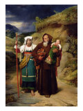 A Monk Helping a Pilgrim