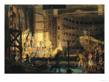 Preparing Scenery in a Theatre