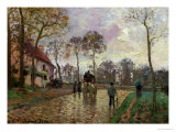The Coach to Louveciennes  1870