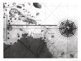 Map of Countries First Discovered by Christopher Columbus (1451-1506) 1500