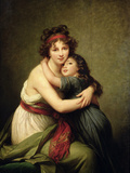 Madame Vigee-Lebrun and Her Daughter  Jeanne-Lucie-Louise (1780-1819) 1789