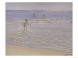 Sunshine at Skagen: Boys Swimming  1892 (Study)